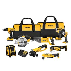 20-Volt MAX Cordless Combo Kit (9-Tool) with (2) 20-Volt 2.0Ah Batteries & Charger