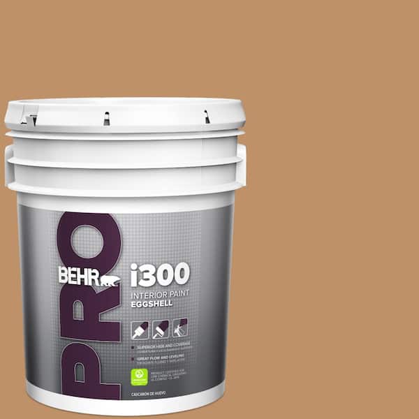 BEHR PRO 5 gal. #HDC-CL-15 Burnished Caramel Eggshell Interior Paint