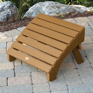 Adirondack Toffee Recycled Plastic Outdoor Folding Ottoman