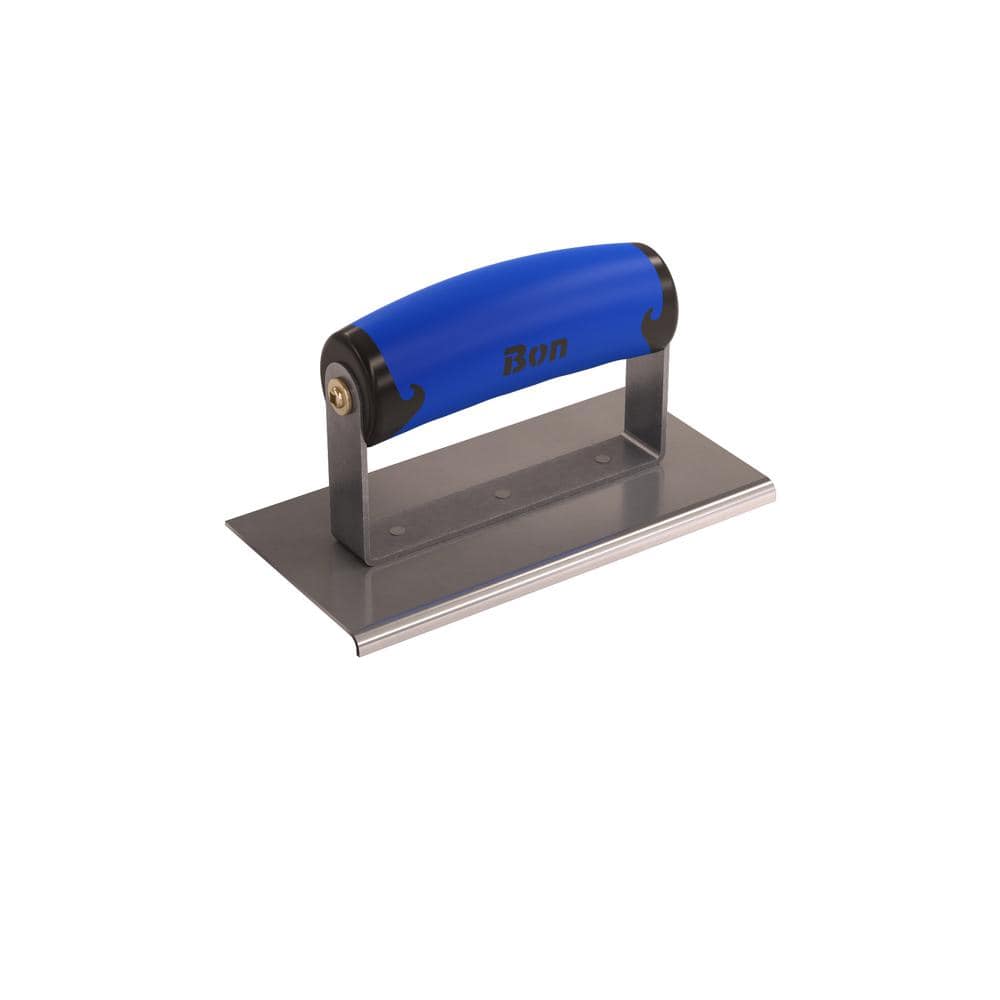 Bon Tool 6 in. x 3 in. Concrete Sidewalk Edger with 1/4 in. Radius and