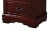 Louis Philippe 2-Drawer Nightstand Cappuccino Corvin's Furniture