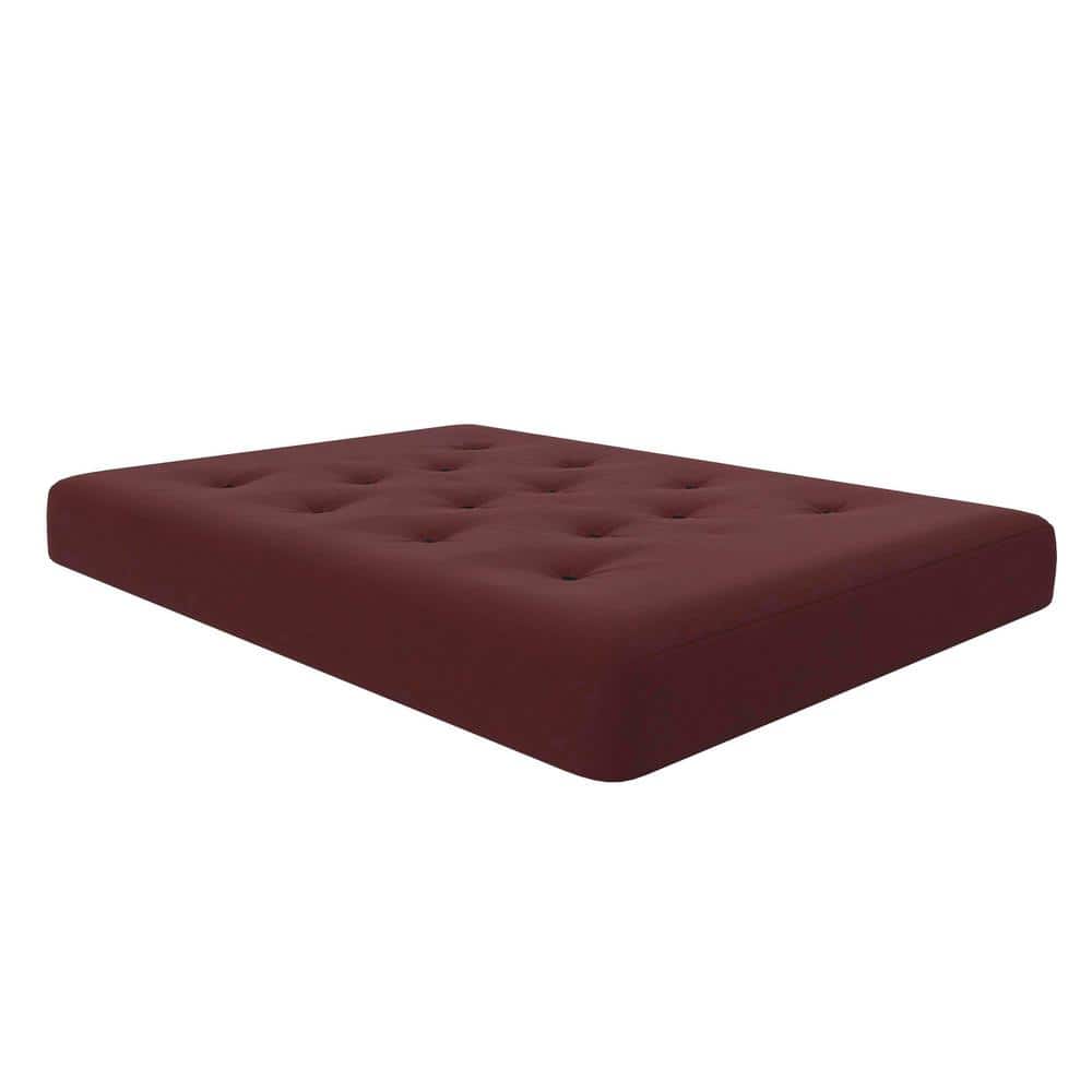 DHP Trule 8 in. Spring Coil Futon Mattress, Microfiber, Full,