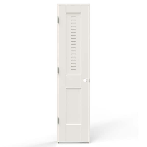 JELD-WEN 18 in. x 80 in. 2 Panel Right-Handed Primed MDF Wood