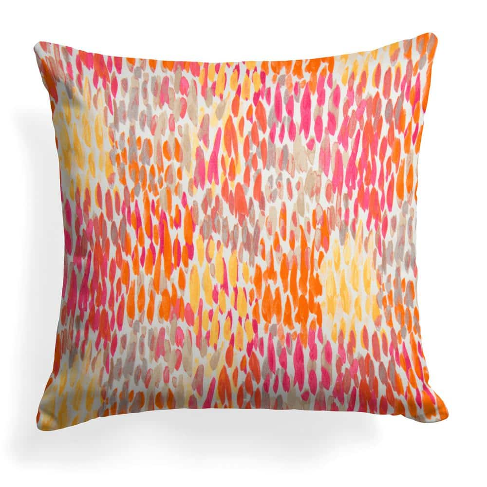 orange outdoor pillows