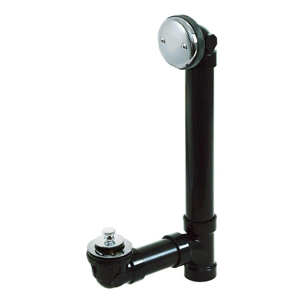Chrome Lift and Lock Bath Waste Drain with ABS Pipe