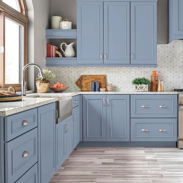 1 gal. #S530-3 Aerial View Semi-Gloss Enamel Interior/Exterior Cabinet, Door & Trim Paint