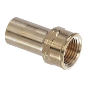 ProPress 1/2 in. FTG x 3/8 in. FPT Zero-Lead Bronze Street Adapter (5-Pack)