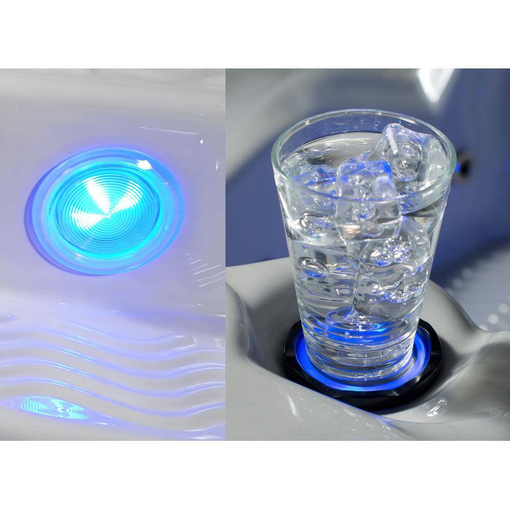 Grand Banks 6-Person Espresso Acrylic Hot Tub with LED Lighting