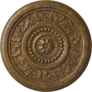 16-1/8 in. x 5/8 in. Marseille Urethane Ceiling Medallion (Fits Canopies upto 4-1/4 in.), Rubbed Bronze