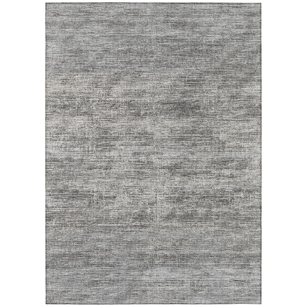Marston Grey 5 ft. x 7 ft. 6 in. Geometric Indoor/Outdoor Area Rug