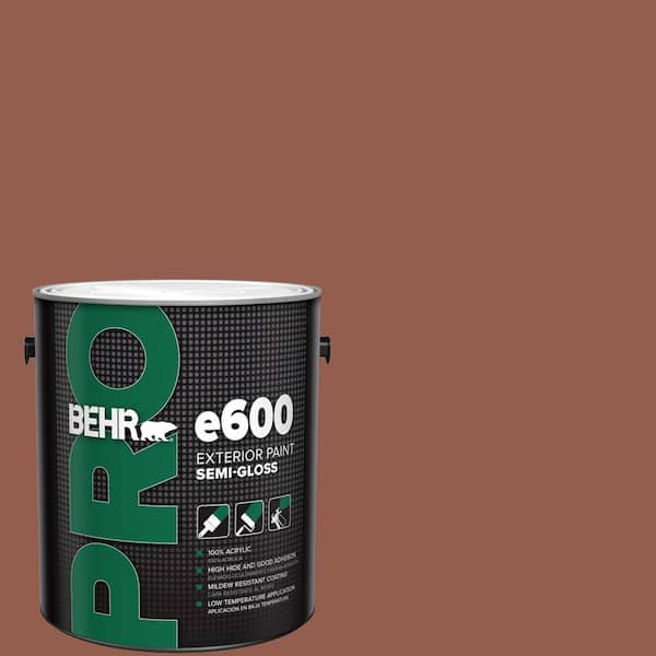 BEHR PRO 1 gal. #200F-6 Sequoia Grove Semi-Gloss Exterior Paint