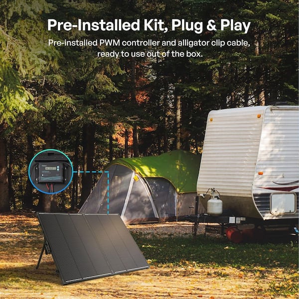 Renogy 200-Watt 12 Volt Monocrystalline Solar Panel Suitcase 20A