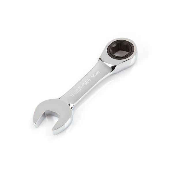 TEKTON 15 mm Stubby Ratcheting Combination Wrench