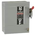 Siemens Heavy Duty 30 Amp 240-Volt 2-Pole Indoor Fusible Safety Switch ...