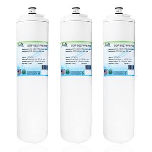 EcoPure Water Purifier Under Sink Replacement Filter Set (Fits System ...