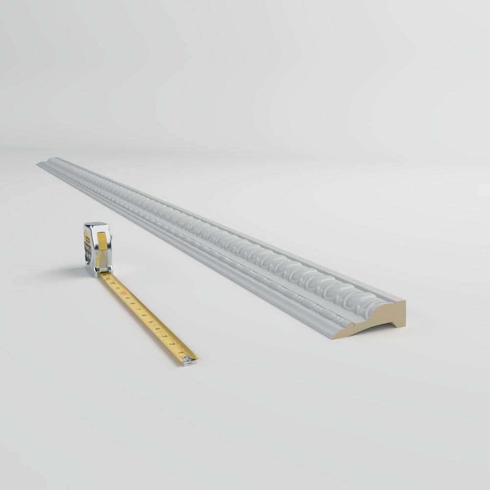 Ekena Millwork Egg And Dart 4'' H x 94.5'' W x 1.25'' D Urethane Chair Rail