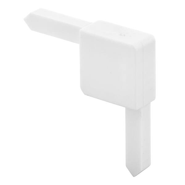 Prime-Line White Plastic Window Sash Corner PL 14323 - The Home Depot