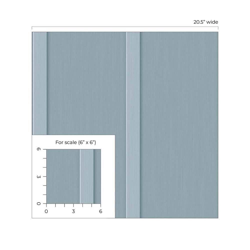Blue Stream Faux Board and Batten Peel and Stick Wallpaper