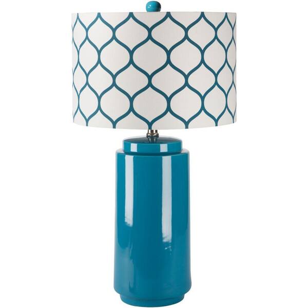 Artistic Weavers Cierva 29 in. Blue Indoor Table Lamp