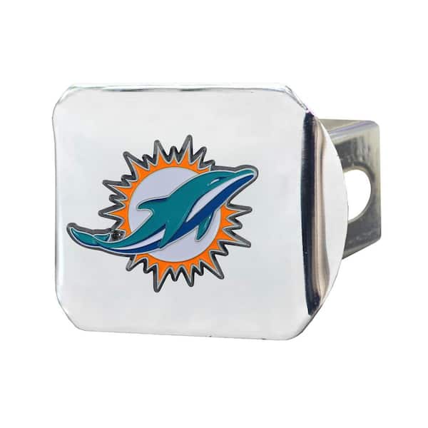 FANMATS NFL - Miami Dolphins 3D Color Emblem on Type III Chromed