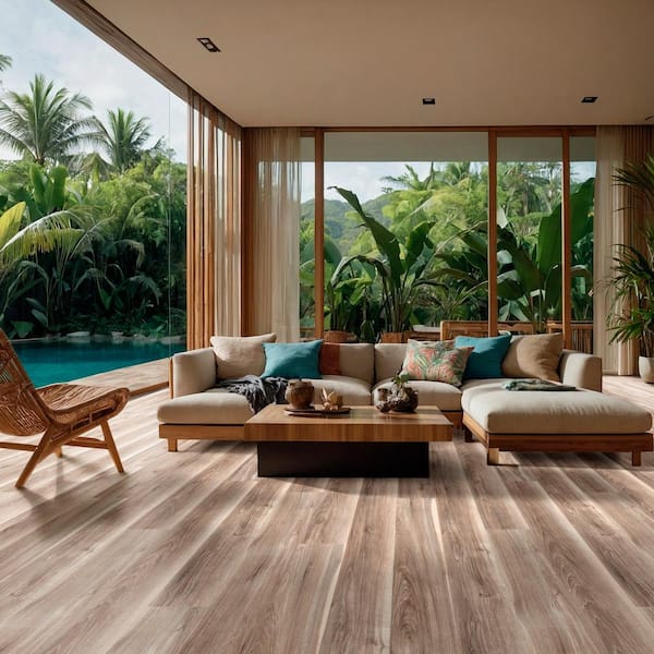 Cassique 12 MIL x 7 in. x 60 in. Waterproof Click Lock Rigid Core Luxury Vinyl Plank Flooring (26.72 sq. ft. /Case)