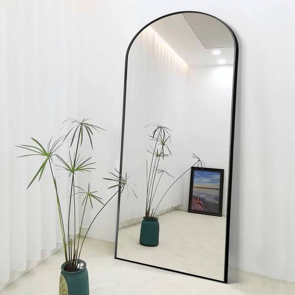 NEUTYPE 30 in. W x 67 in. H Modern Arched Framed Wall Bathroom