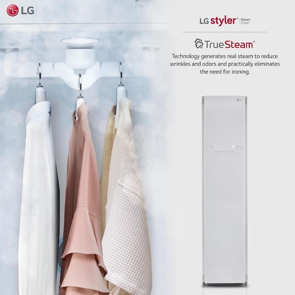LG Styler SMART Steam Closet in White with TrueSteam Technology 