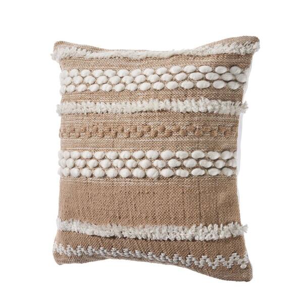 textured neutral pillows