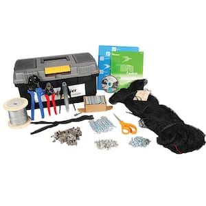Starter Kit for Installing Bird Netting - Tools, Hardware and Netting