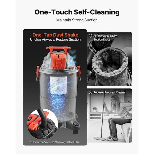How do you unclog a canister vacuum step by step