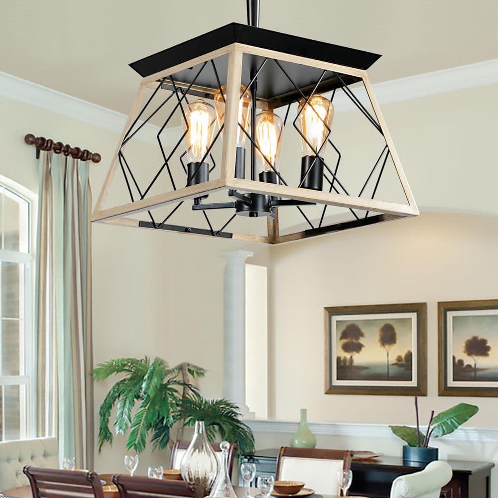 16 in 4-light Luxury white Chandelier Large Ceiling Lighting for Living Room Dining Light Fixture Dining Room Kitchen price history on PriceWatchPro