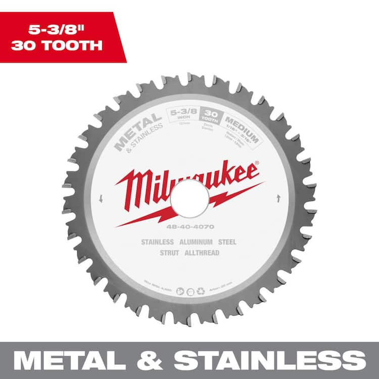 Milwaukee 48-40-4070 5-3/8" 30T Ferrous Metal Circular Saw Blade