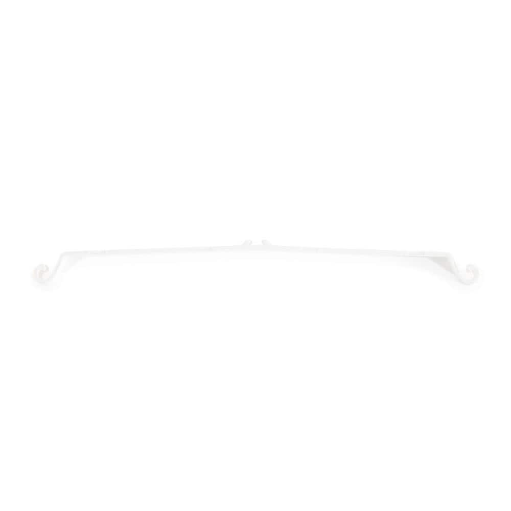 Eclipse 24" White Rectangular Indoor/Outdoor Planter with Removable Saucer
