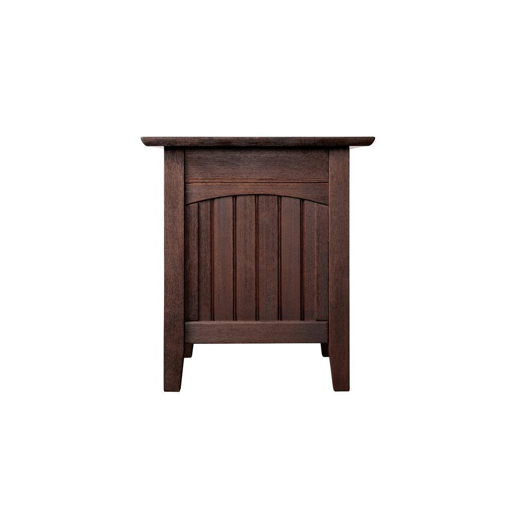 Nantucket White End Table with Charging Station - thumbnail 8