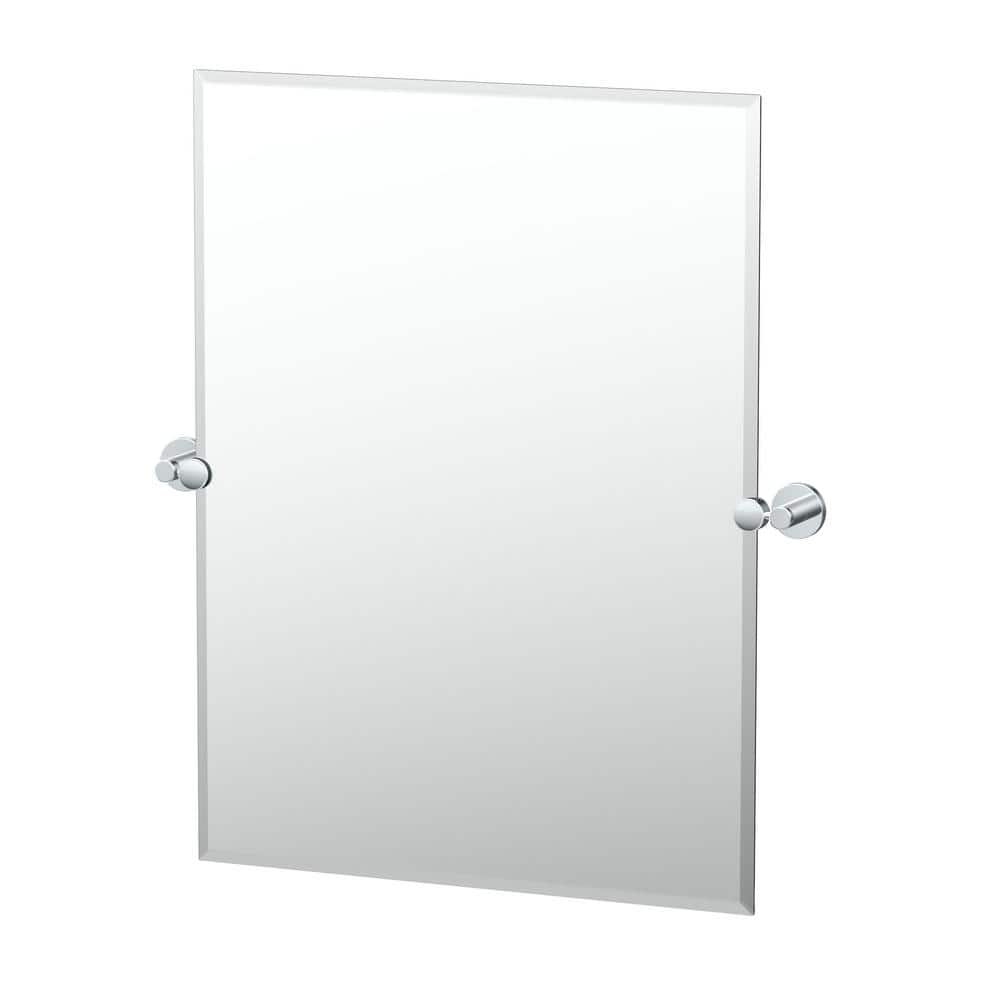 Gatco Reveal 27.88 In. W X 31.5 In. H Large Rectangular Frameless ...