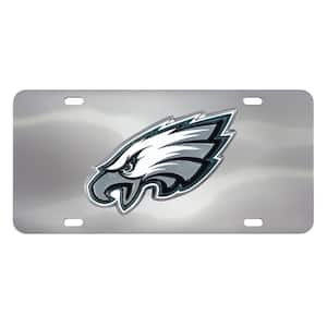6 in. x 12 in. NFL Philadelphia Eagles Stainless Steel Die Cast License Plate