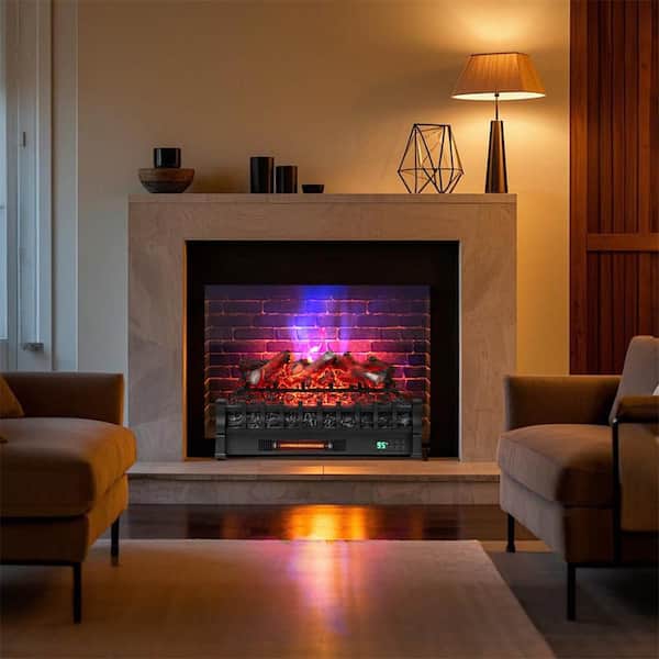Costway 26 in. WiFi Infrared Quartz Freestanding Electric
