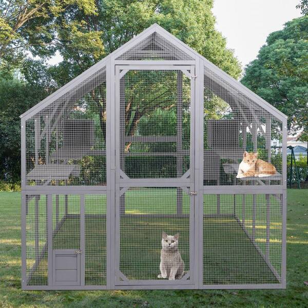 Cat run hot sale cage