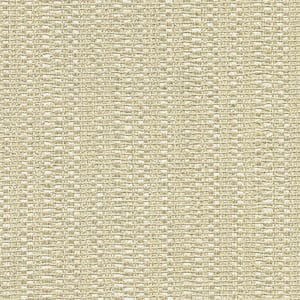 Biwa Gold Vertical Weave Vinyl Strippable Roll (Covers 60.8 sq. ft.)