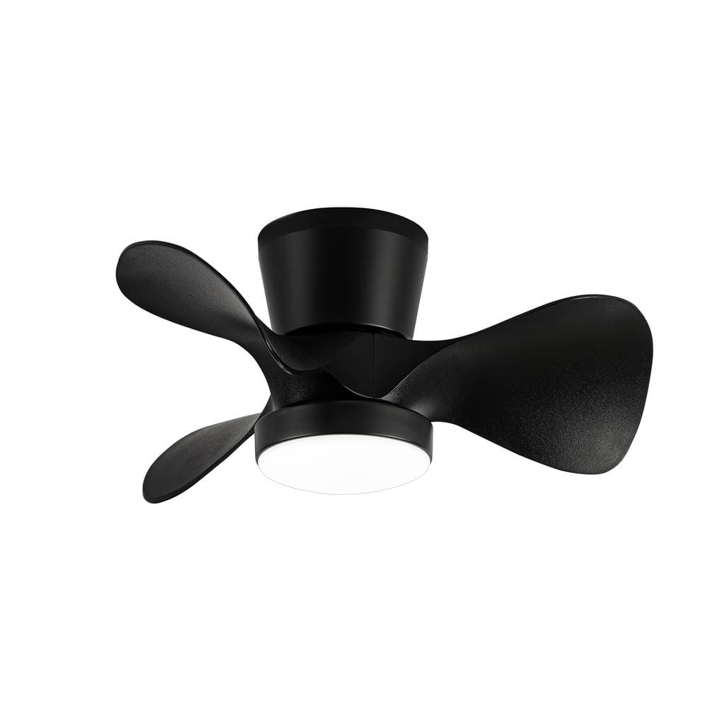 Breezary Spacesaver 22 in. Integrated LED Indoor Black Ceiling Fans