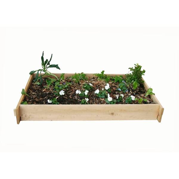 Unbranded 3 Ft. x 5 Ft. Shaker Style Raised Vegetable Garden Bed-DISCONTINUED