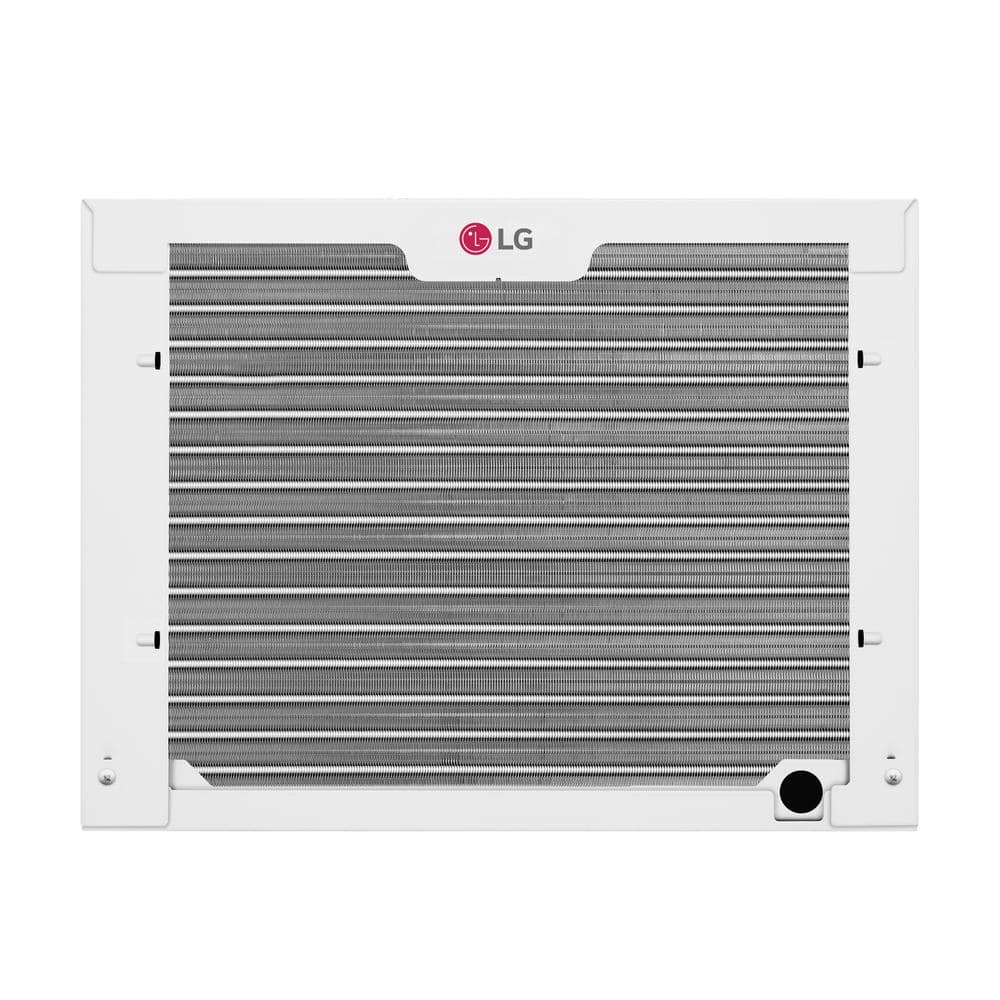 LG 18,000 BTU White Window Air Conditioner with Heat and Remote