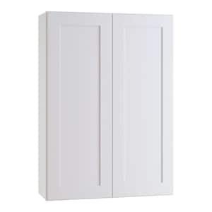 Newport Assembled 30 x 42 x 12 in. Plywood Shaker Wall Kitchen Cabinet Soft Close in Painted Pacific White