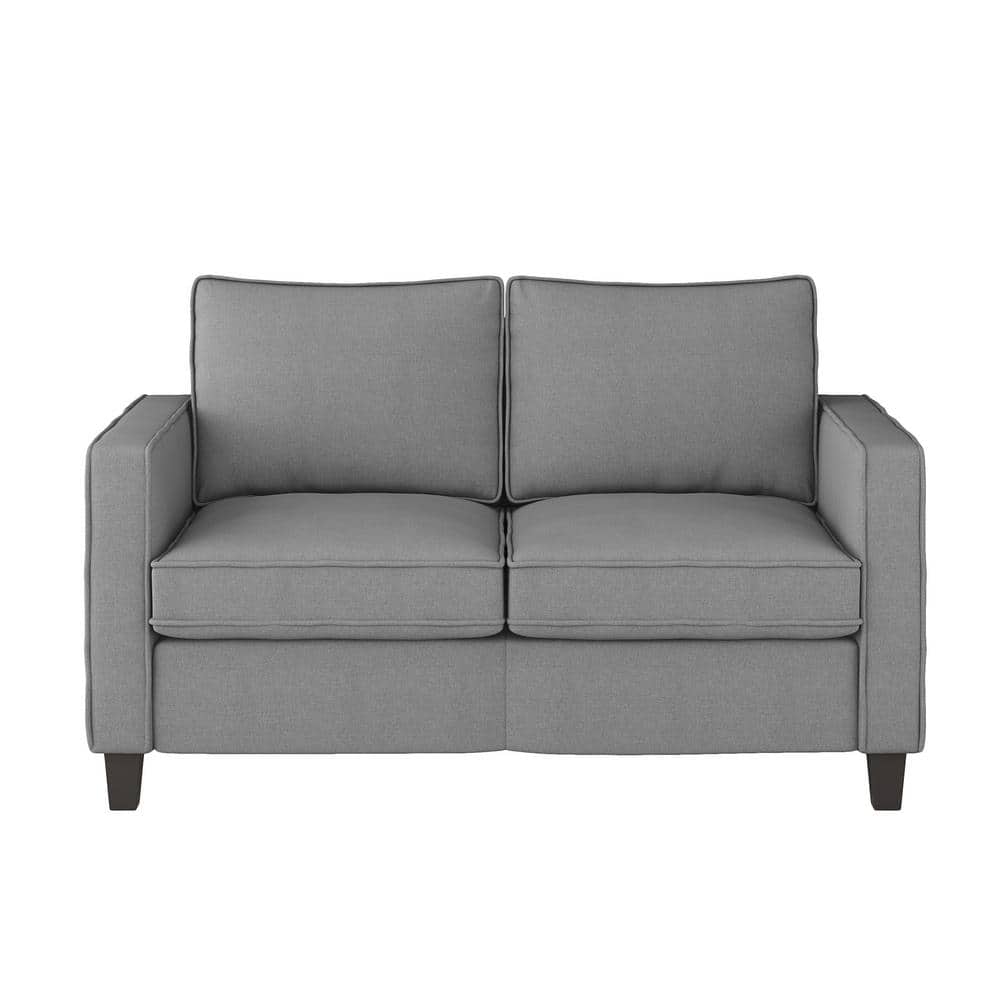 CorLiving 56 in. Grey Polyester 3seater Loveseat LGA306L