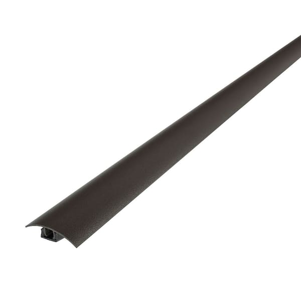 1 3/4 in. X 36 in. Mocha Aluminum T-Molding Transition Strip W/ Snaptrack