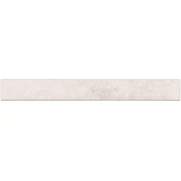Malaga Sand 3 in. x 24 in. Honed Porcelain Wall Bullnose Tile