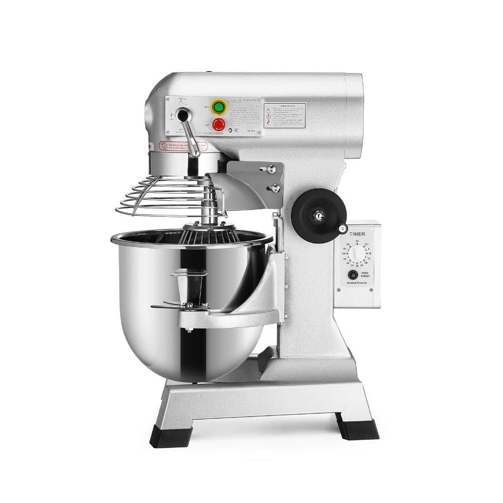 Commercial Stand Food Mixer 15Qt, 600W, 3 Speeds 110/178/390 RPM, 110V, Stainless Bowl, Dough Hook Whisk Beater price history on PriceWatchPro