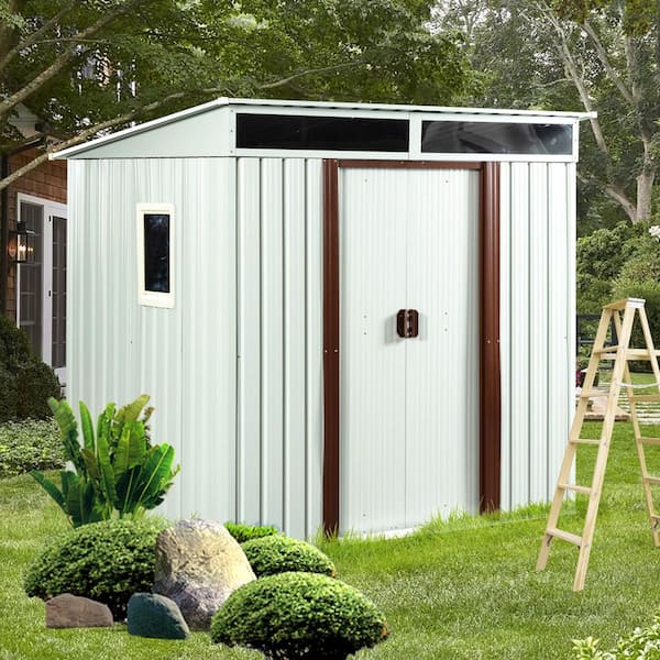 6 ft. x 5 ft. Metal Shed with Double Door (30 sq. ft. )
