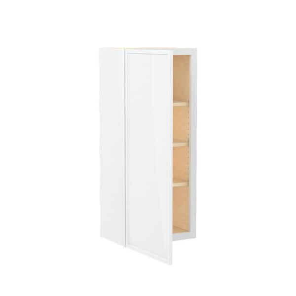 Franklin 21 in. W x 12 in. D x 42 in. H Assembled Plywood Wall Kitchen Cabinet in Vesper White with Soft Close