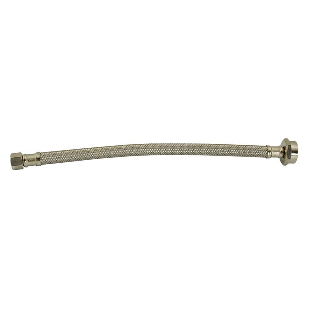 3/8 in. Compression x 7/8 in. Ballcock x 20 in. Length Flexible Braided Stainless Steel Toilet Connector with Brass Nut price history on PriceWatchPro